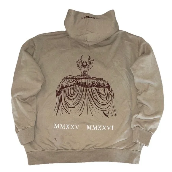 Lady Gaga Opera Haus Hoodie XL Beige Full Zip Mayhem Ball 2025